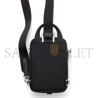 PRADA RE-NYLON AND SAFFIANO LEATHER SMARTPHONE CASE 2ZH194 (11.5*17*4.5cm)